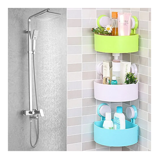 Plastic Bathroom Shelves Corner Self