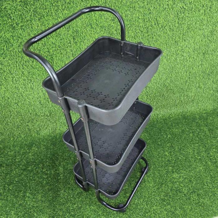3 LAYER MULTIPURPOSE TROLLEY RACK