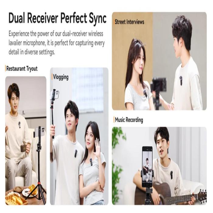 Ulanzi A100 Wireless Lavalier Microphone