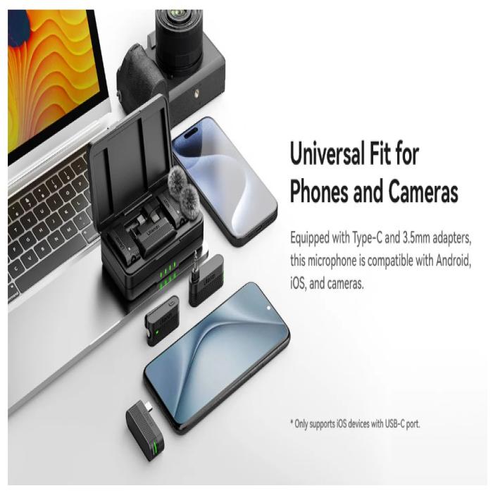 Ulanzi A100 Wireless Lavalier Microphone